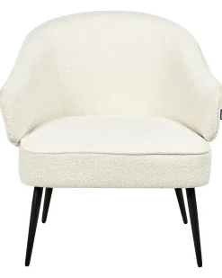 Poltrona KAYLA Bouclé Bianco sporco