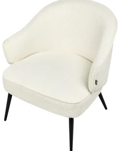 Poltrona KAYLA Bouclé Bianco sporco