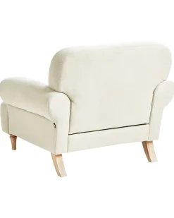 Poltrona KIBERG Tessuto Beige chiaro