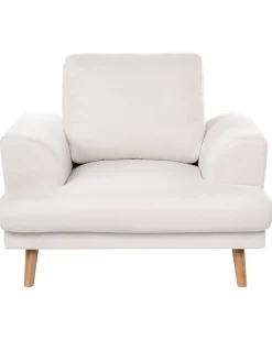 Poltrona KILDAL Tessuto Beige chiaro