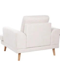 Poltrona KILDAL Tessuto Beige chiaro