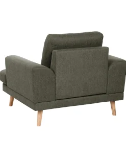 Poltrona KILDAL Tessuto Verde