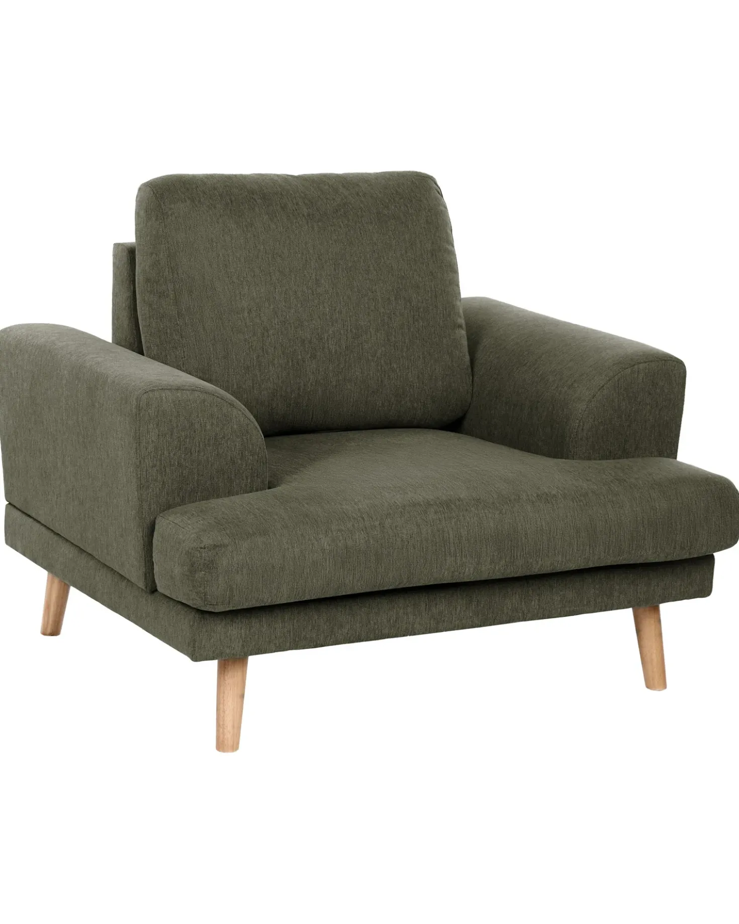 Poltrona KILDAL Tessuto Verde
