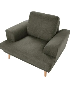 Poltrona KILDAL Tessuto Verde