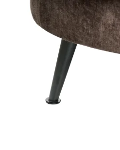 Poltrona KJAER Ciniglia Marrone scuro