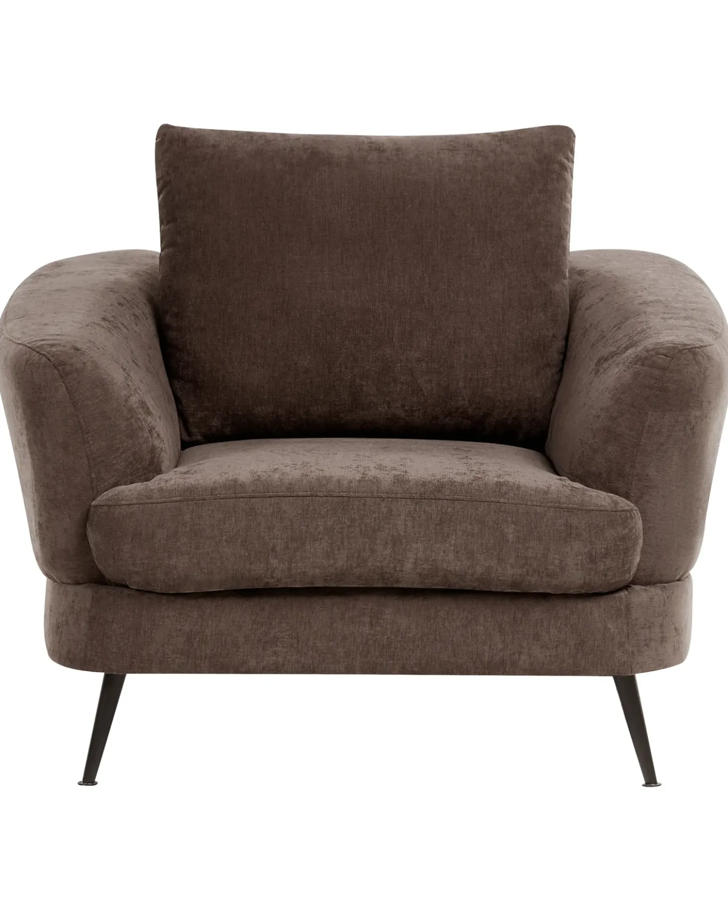 Poltrona KJAER Ciniglia Marrone scuro