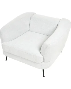 Poltrona KJAER Tessuto Bianco sporco