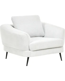 Poltrona KJAER Tessuto Bianco sporco