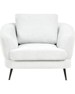 Poltrona KJAER Tessuto Bianco sporco