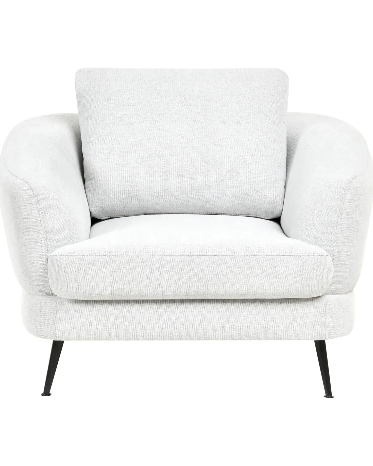 Poltrona KJAER Tessuto Bianco sporco