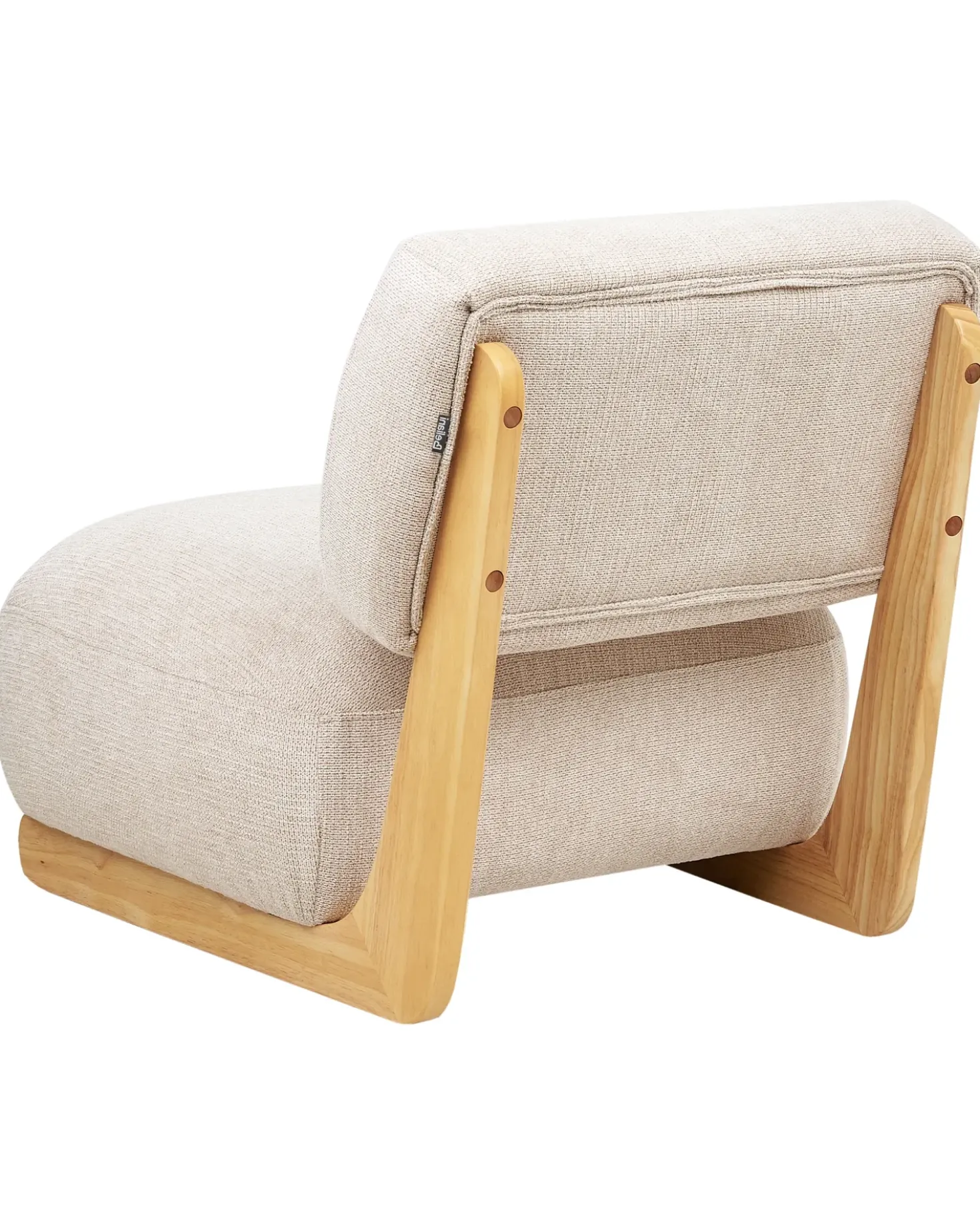 Poltrona KOKKOLA Tessuto Beige chiaro