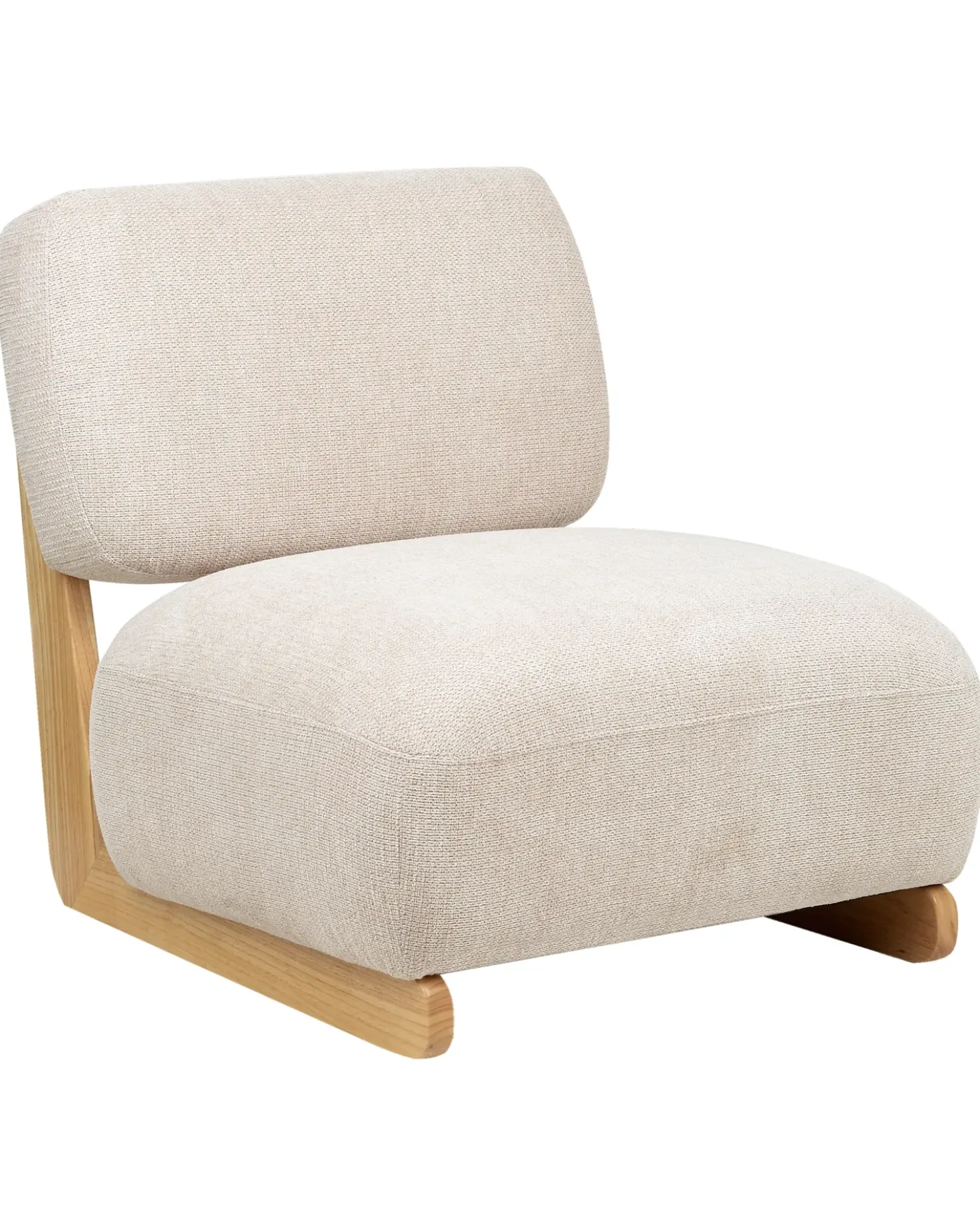 Poltrona KOKKOLA Tessuto Beige chiaro
