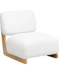 Poltrona KOKKOLA Tessuto Bianco sporco