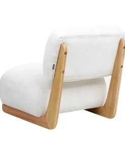 Poltrona KOKKOLA Tessuto Bianco sporco