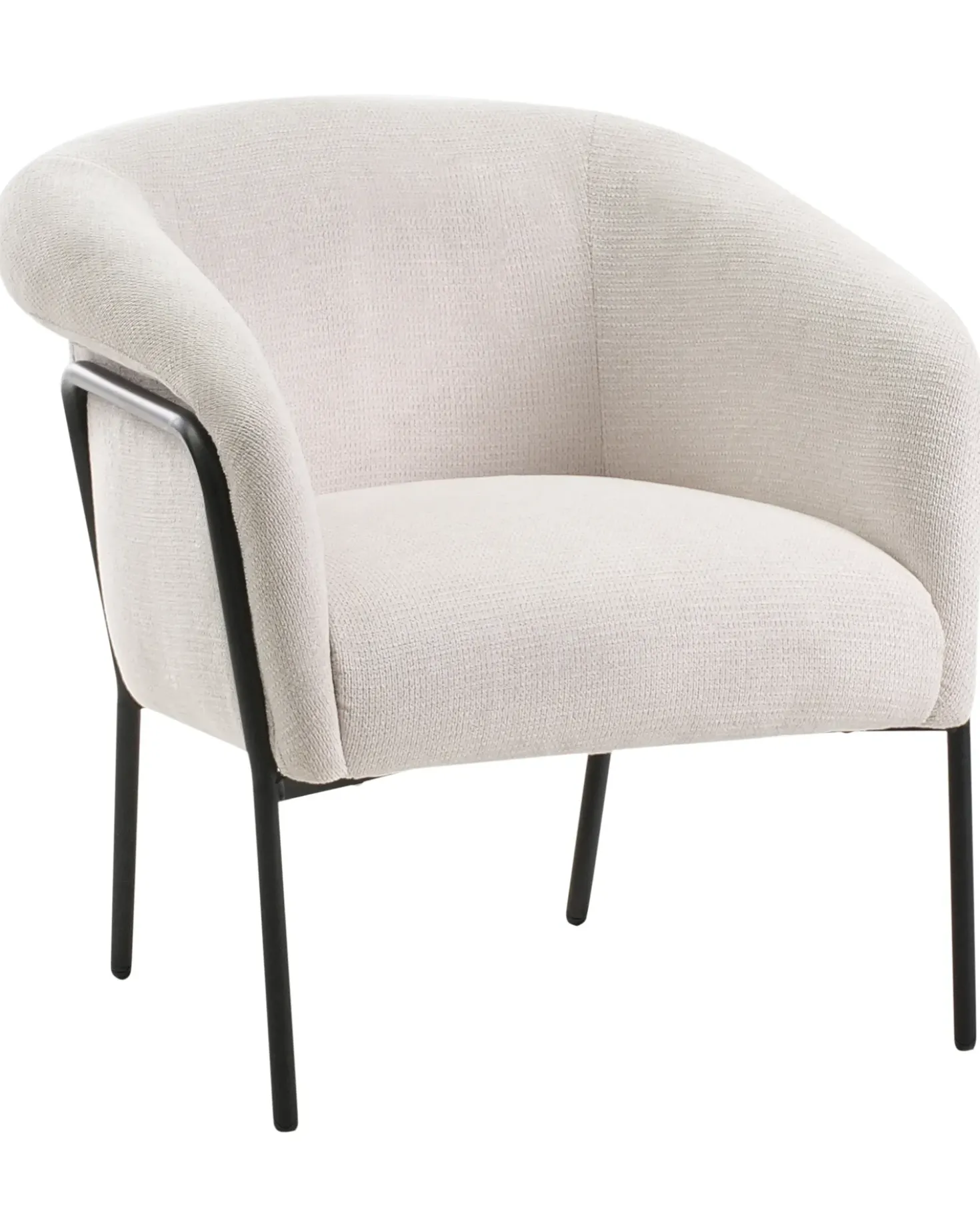 Poltrona KROSSEN Tessuto Beige chiaro