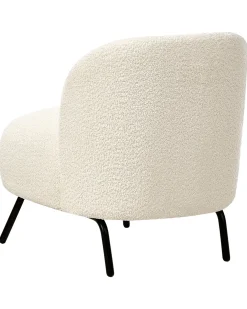 Poltrona KUMLA Bouclé Bianco sporco