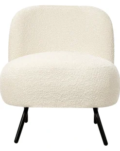 Poltrona KUMLA Bouclé Bianco sporco