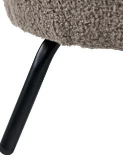 Poltrona KUMLA Bouclé Tortora