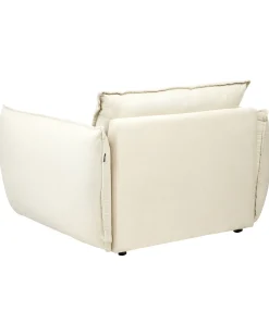 Poltrona KUNES Tessuto Beige chiaro