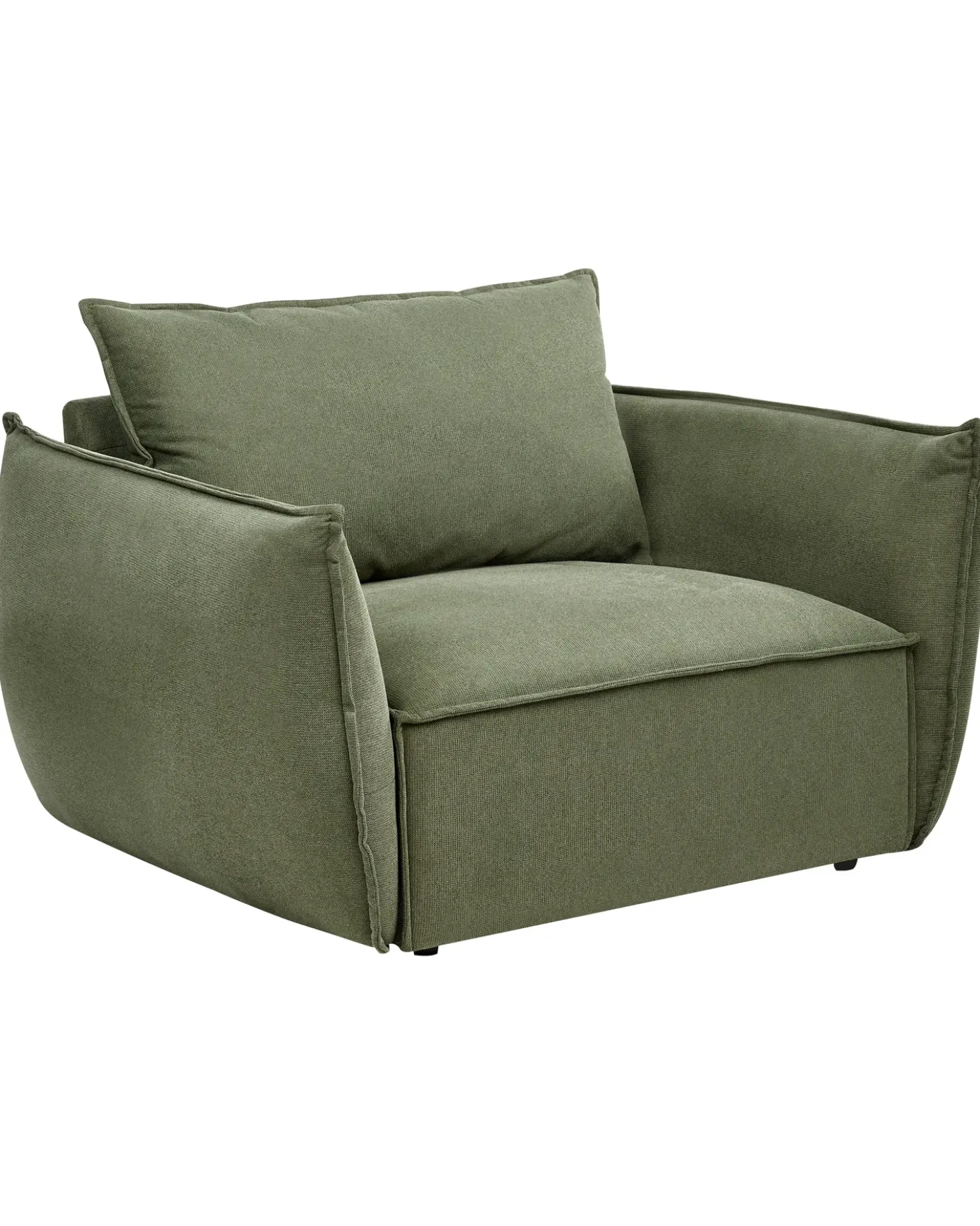 Poltrona KUNES Tessuto Verde