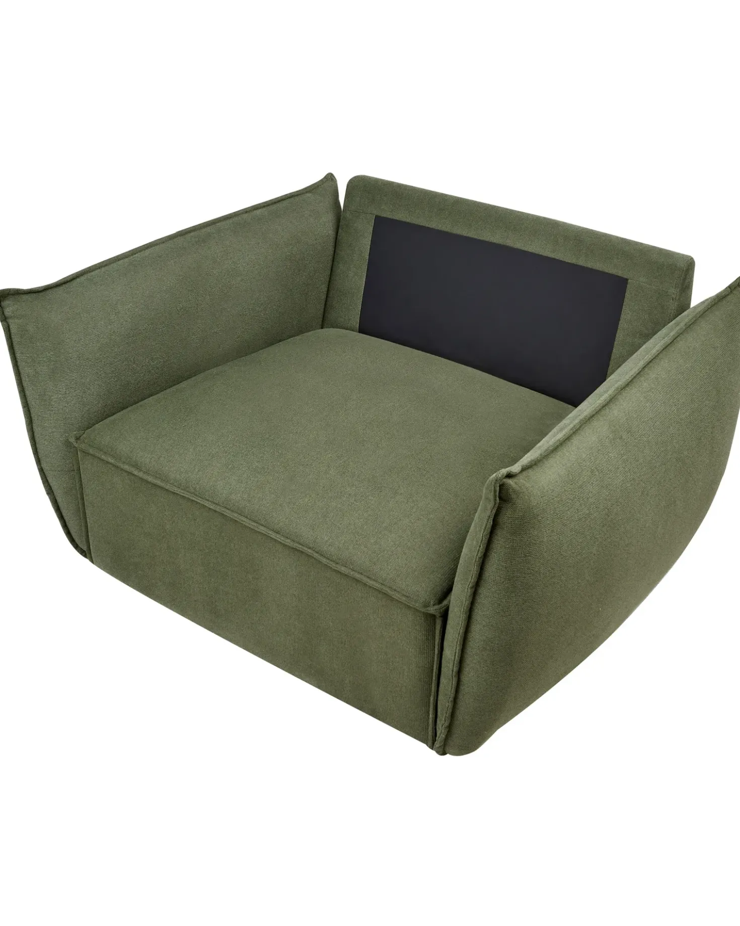 Poltrona KUNES Tessuto Verde