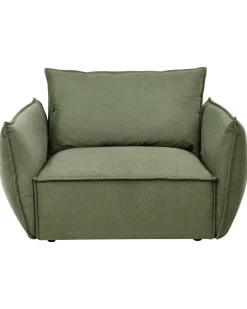 Poltrona KUNES Tessuto Verde