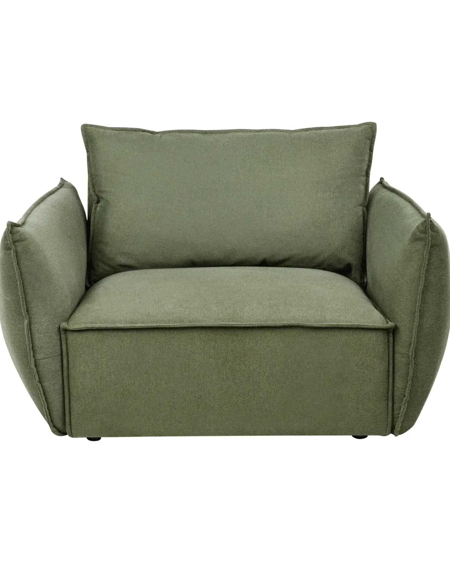 Poltrona KUNES Tessuto Verde