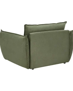 Poltrona KUNES Tessuto Verde