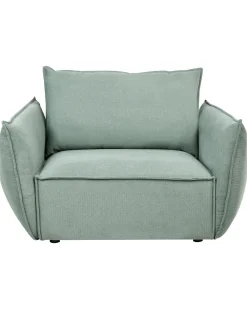 Poltrona KUNES Tessuto Verde chiaro