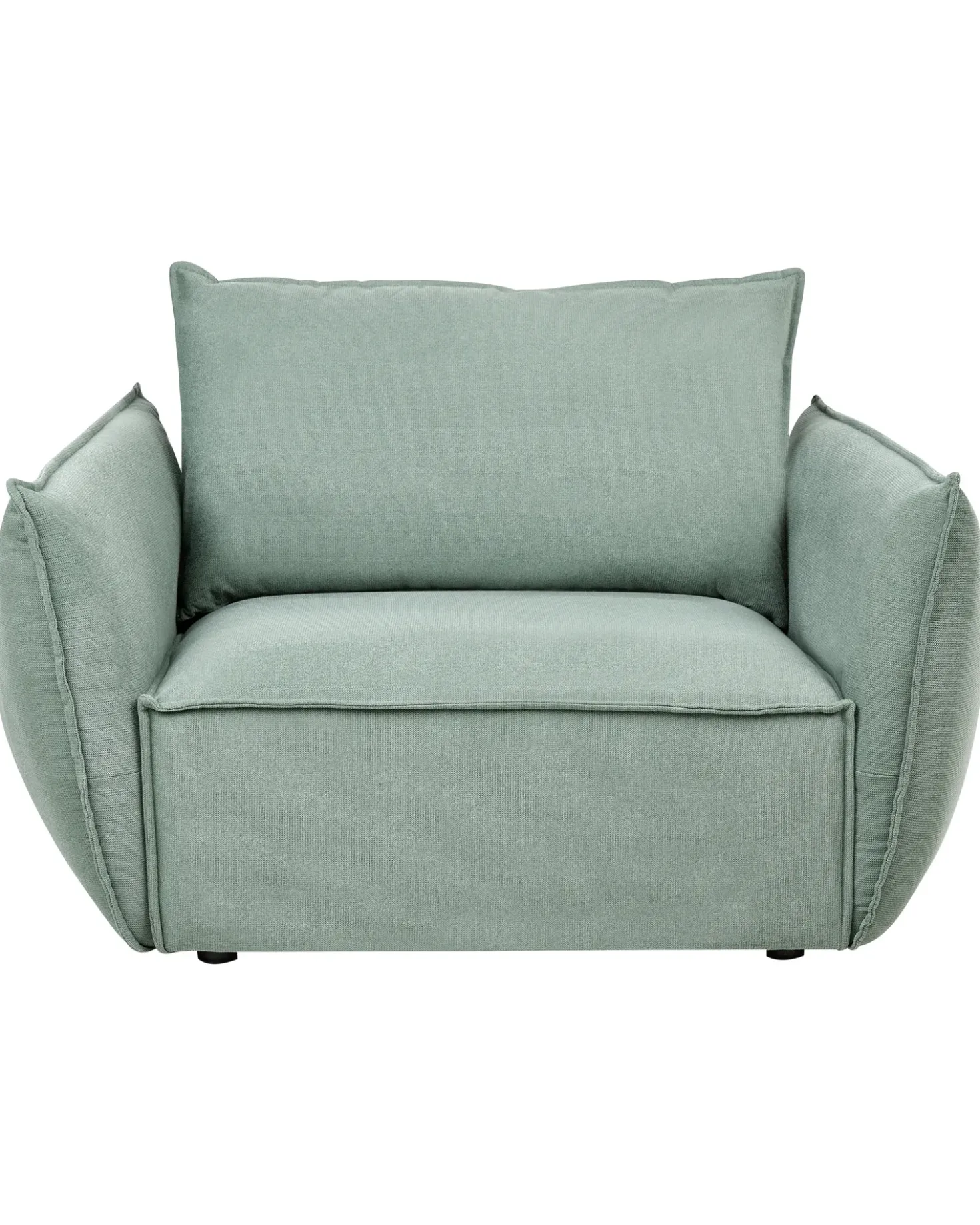 Poltrona KUNES Tessuto Verde chiaro