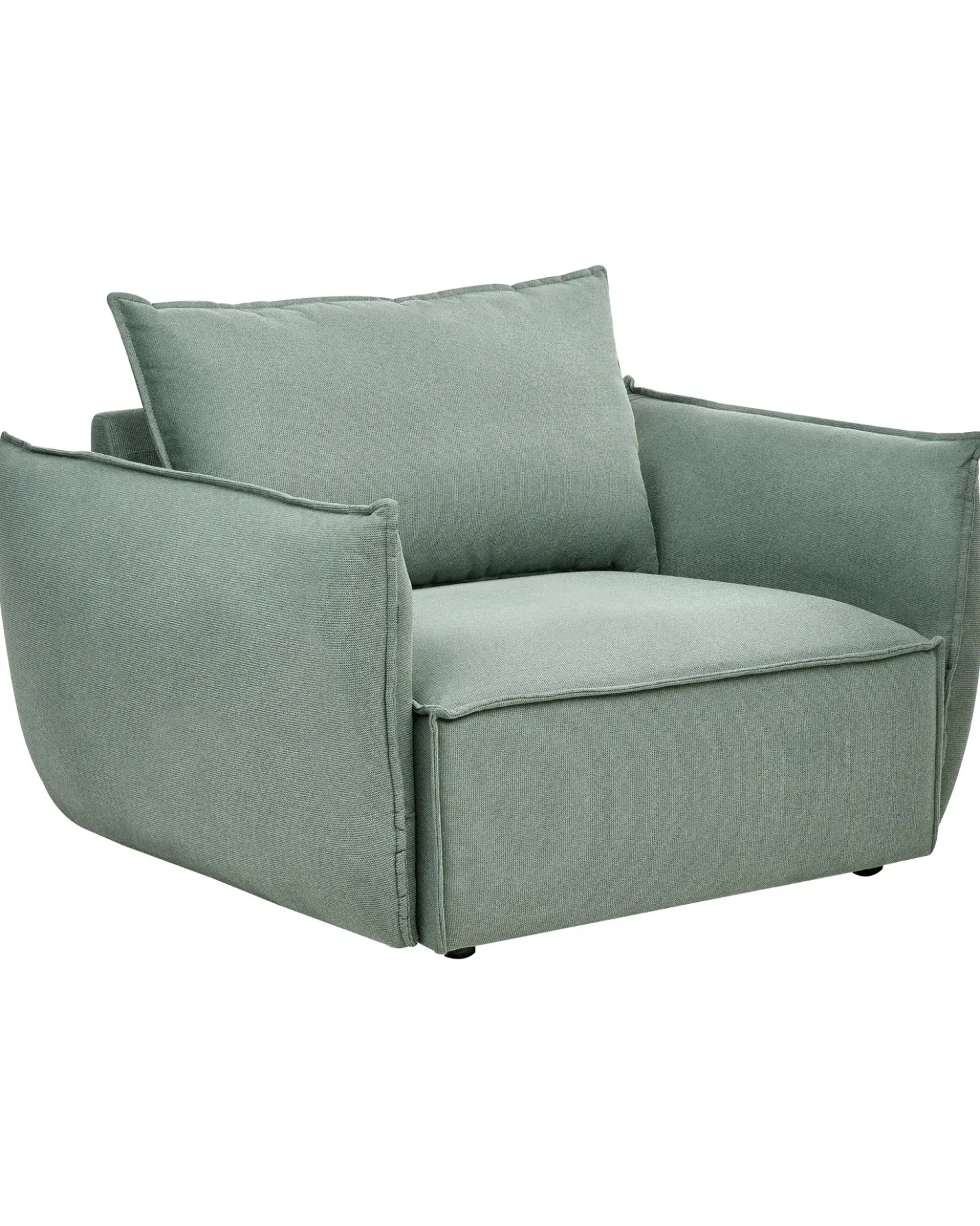 Poltrona KUNES Tessuto Verde chiaro