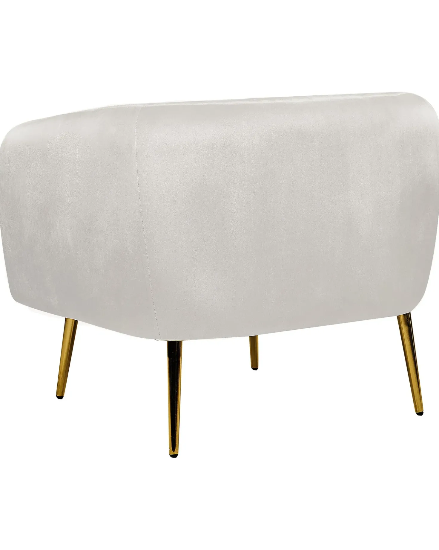 Poltrona LACONIA Velluto Grigio chiaro