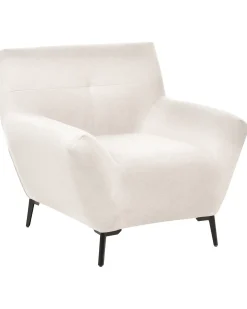 Poltrona LAKENE Tessuto Bianco sporco