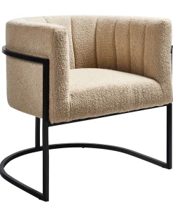 Poltrona LARVIK II Bouclé Beige