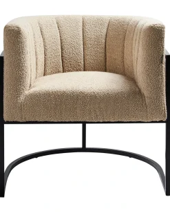 Poltrona LARVIK II Bouclé Beige