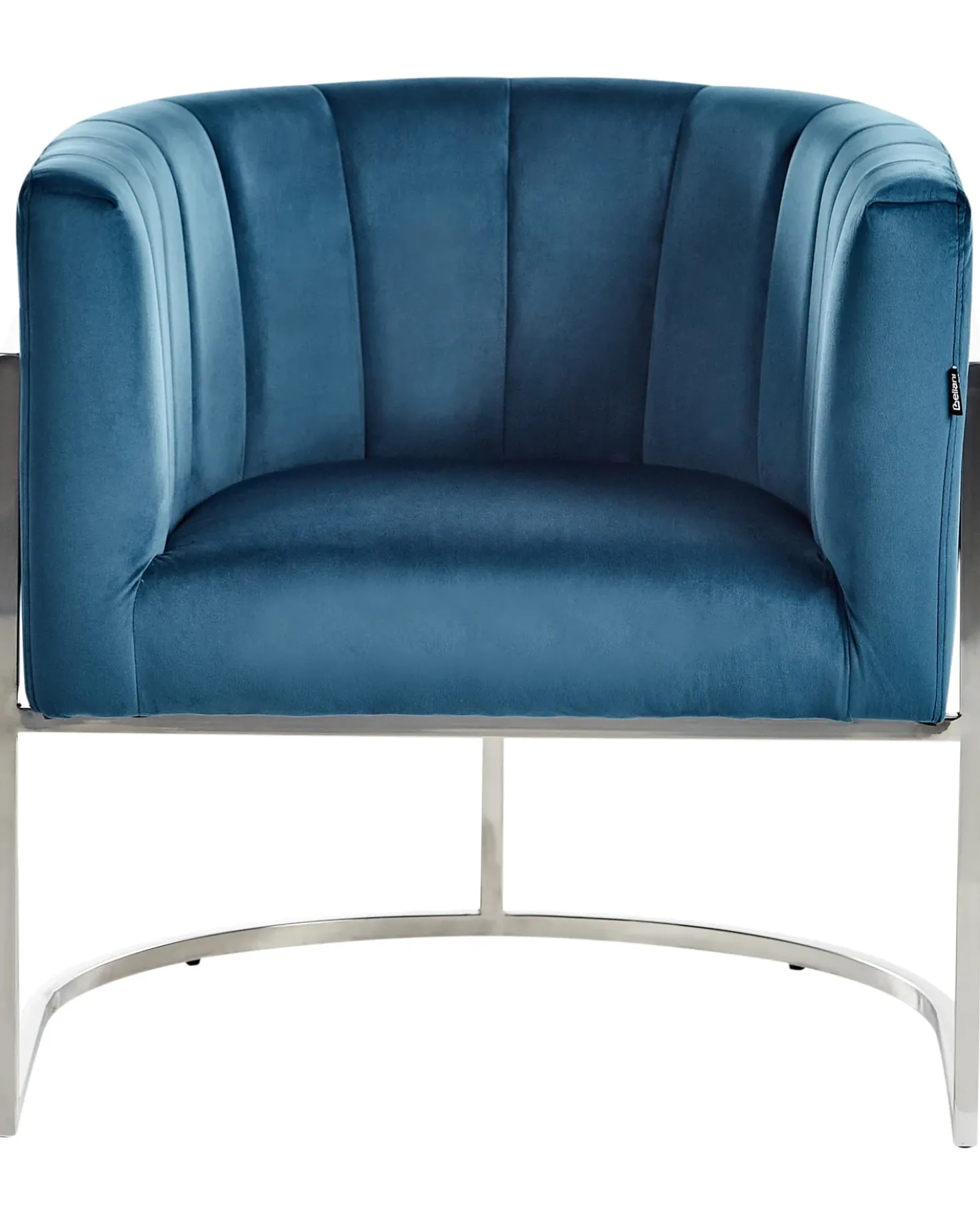Poltrona LARVIK Velluto Blu