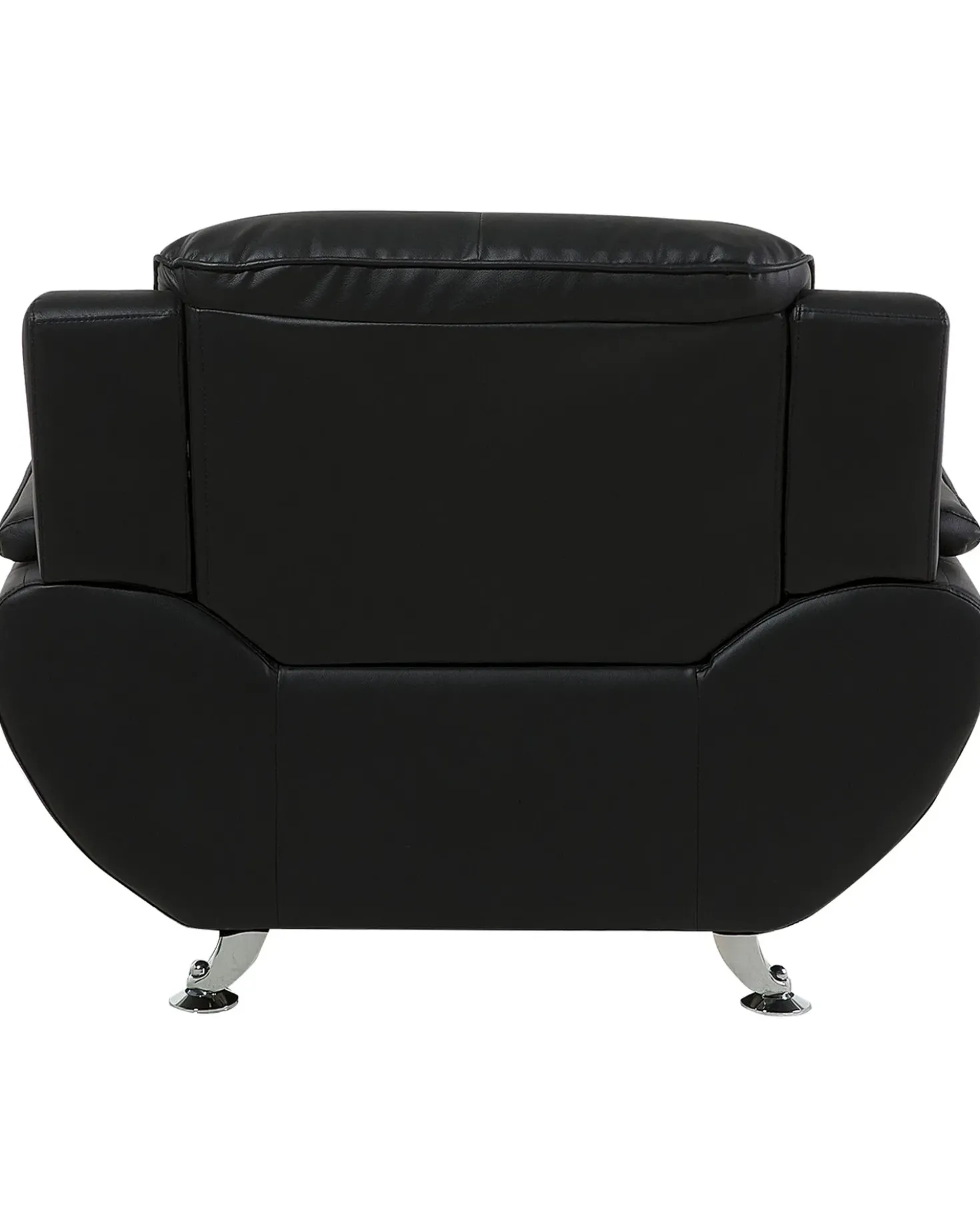 Poltrona LEIRA II Pelle sintetica Nero