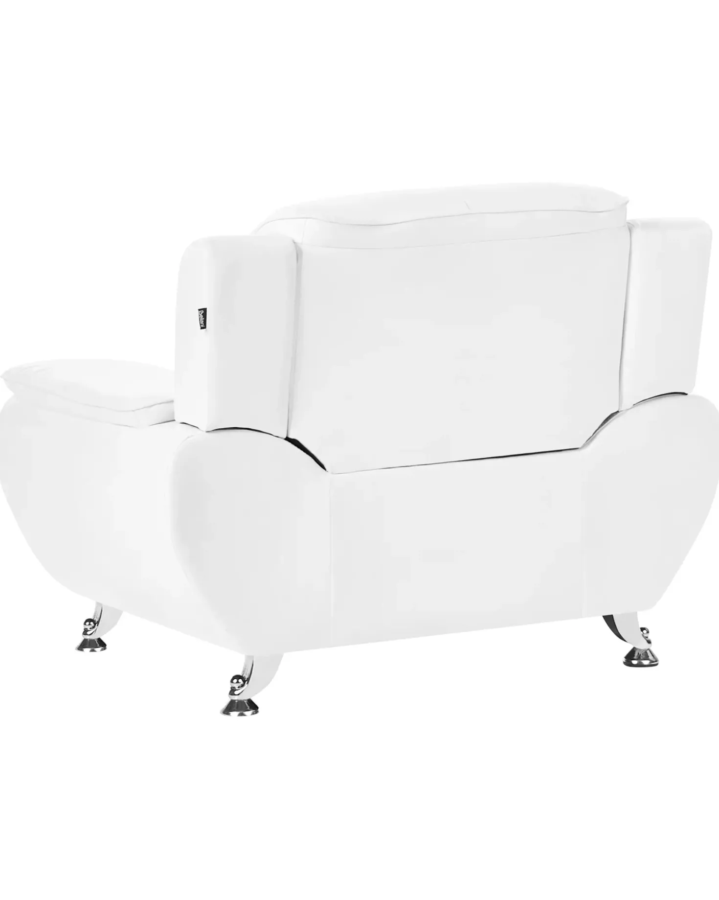 Poltrona LEIRA Pelle sintetica Bianco
