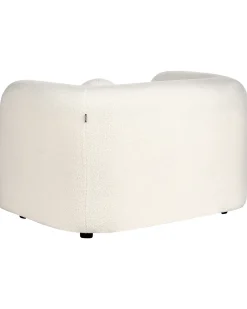 Poltrona LEIREN Bouclé Bianco