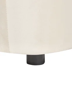 Poltrona LEIREN Velluto Bianco sporco