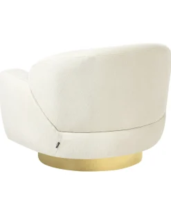 Poltrona LEJRE Tessuto Beige chiaro