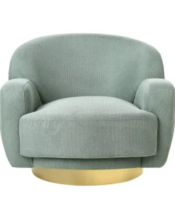Poltrona LEJRE Tessuto Verde chiaro