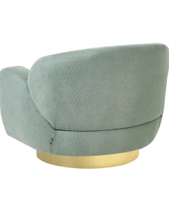 Poltrona LEJRE Tessuto Verde chiaro