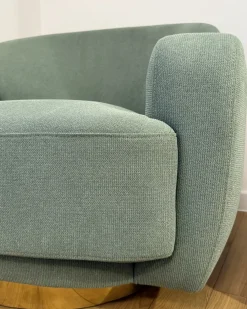 Poltrona LEJRE Tessuto Verde chiaro