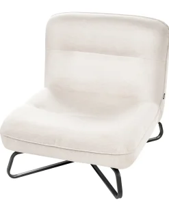 Poltrona LINDAL Tessuto Bianco sporco