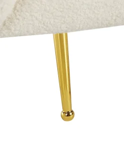 Poltrona LOEN Bouclé Bianco
