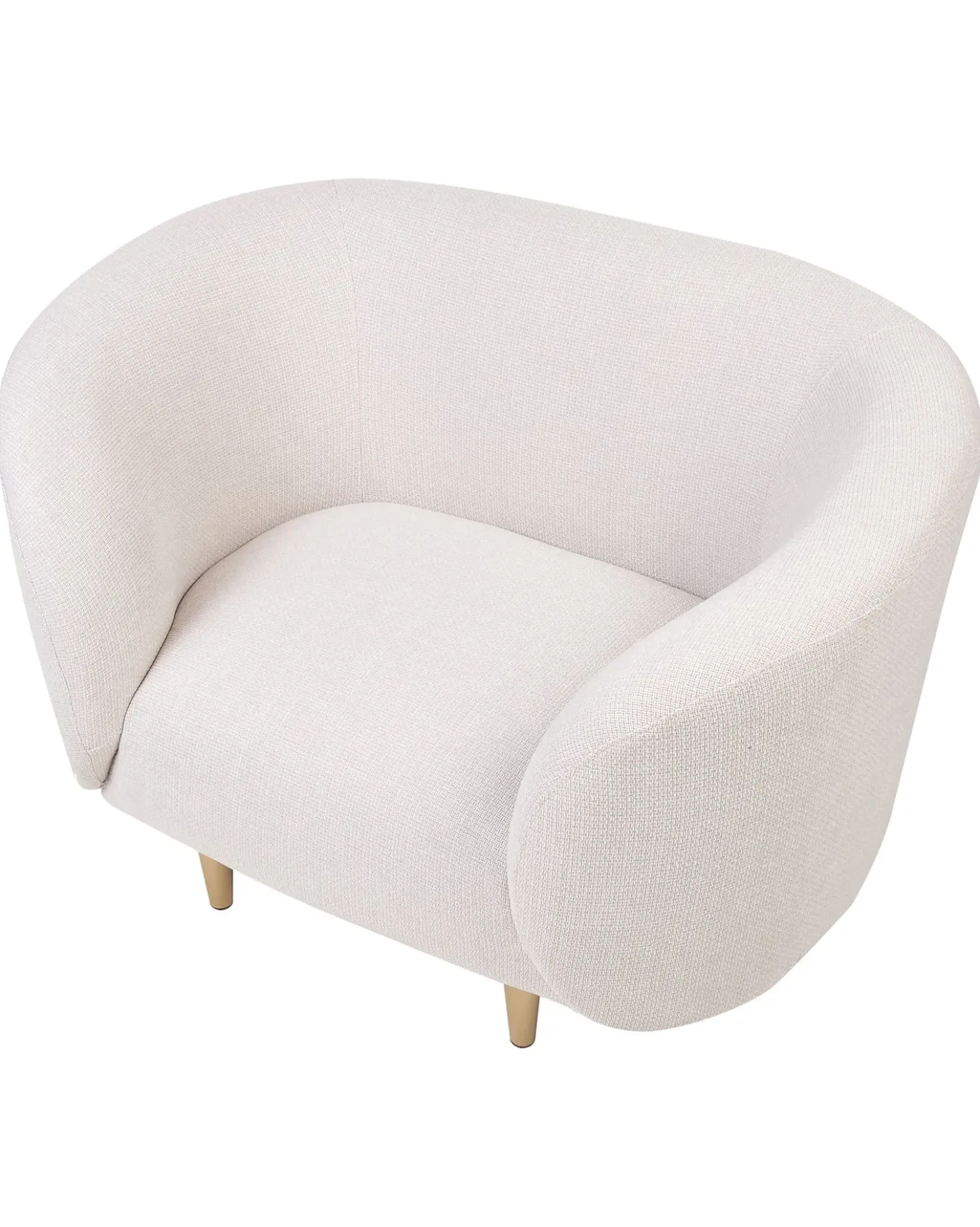 Poltrona LOEN Tessuto Beige chiaro