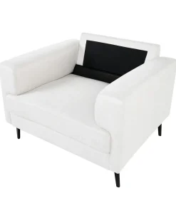 Poltrona LOUSTO Tessuto Beige chiaro