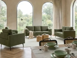 Poltrona LOUSTO Tessuto Verde