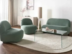 Poltrona LOVBERG Tessuto Verde chiaro